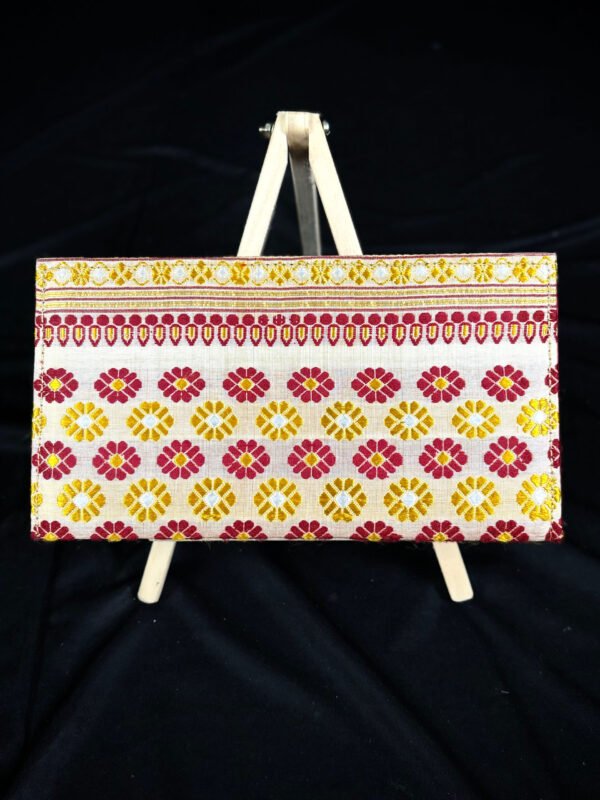 Bag - Tussar Silk - Traditional Design - Image 1