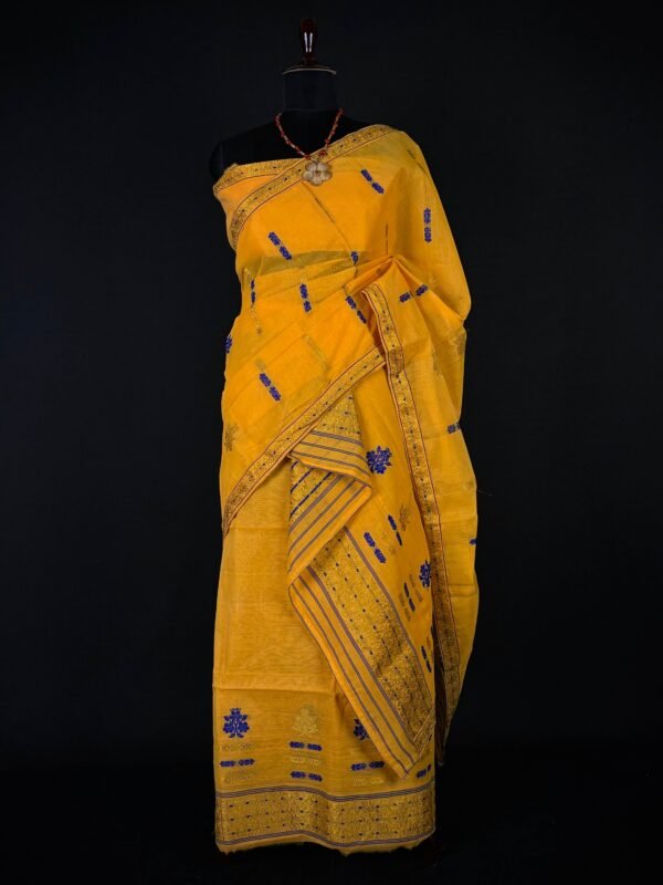 Sador Mekhela - Wash Cotton - Traditional Design – Traditional NorthEast