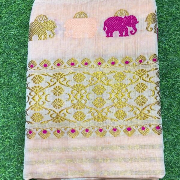 Sador Mekhela - Cotton Kesapaat – Traditional NorthEast