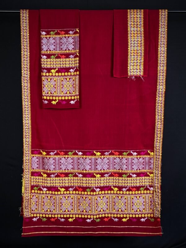 Sador Mekhela - Padmini Cotton - Mising Design - Image 2