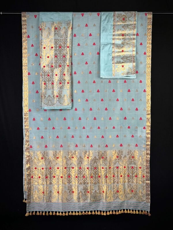 Sador Mekhela - Kesapaat - Traditional Design – Traditional NorthEast