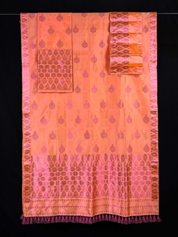 Sador Mekhela - Paat - Traditional Design – Traditional NorthEast