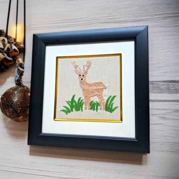 Deer Embroidery Panel - Image 2