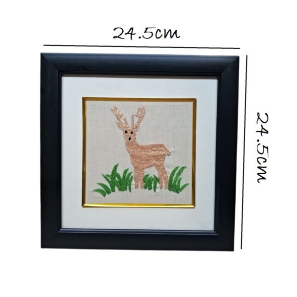 Deer Embroidery Panel - Image 3