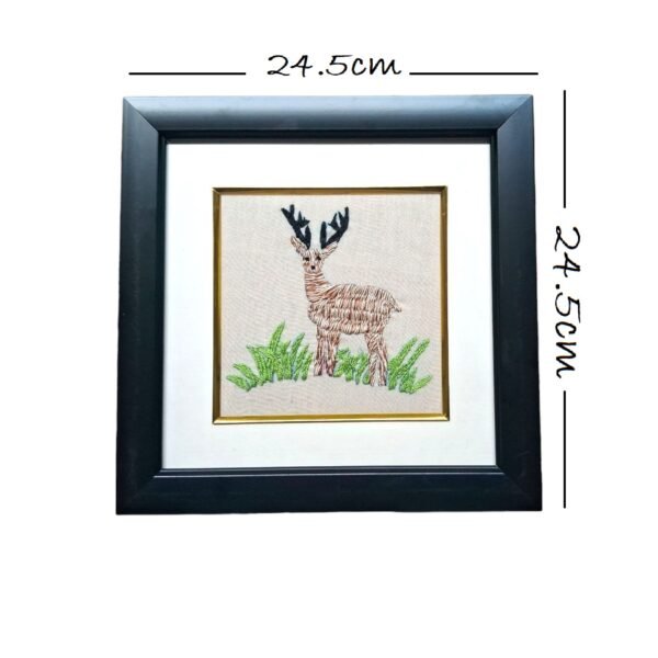 Deer Embroidery Panel - Image 3