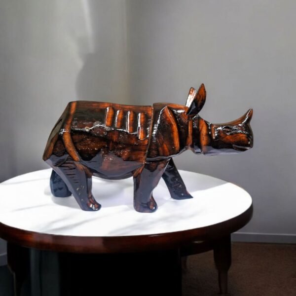 Wooden Rhino - Image 2