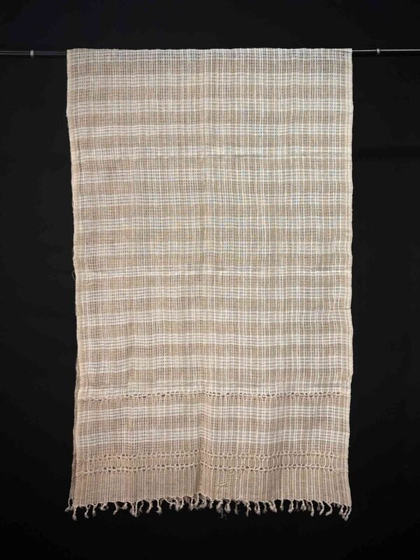 Stole - Eri Silk - Net Design - Image 2