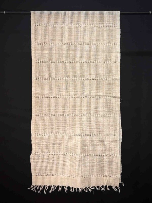 Stole - Eri Silk - Net Design - Image 2