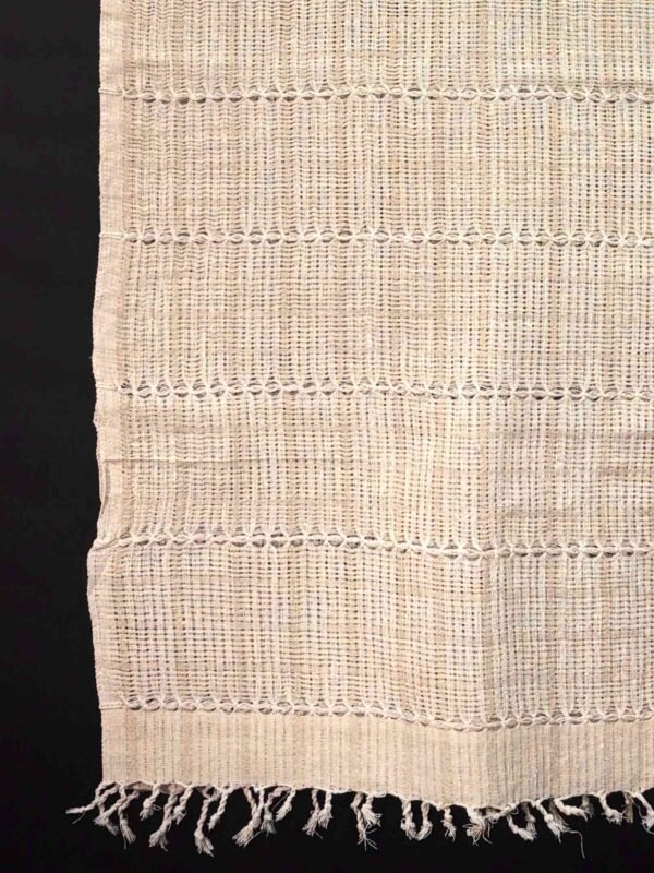 Stole - Eri Silk - Net Design - Image 3