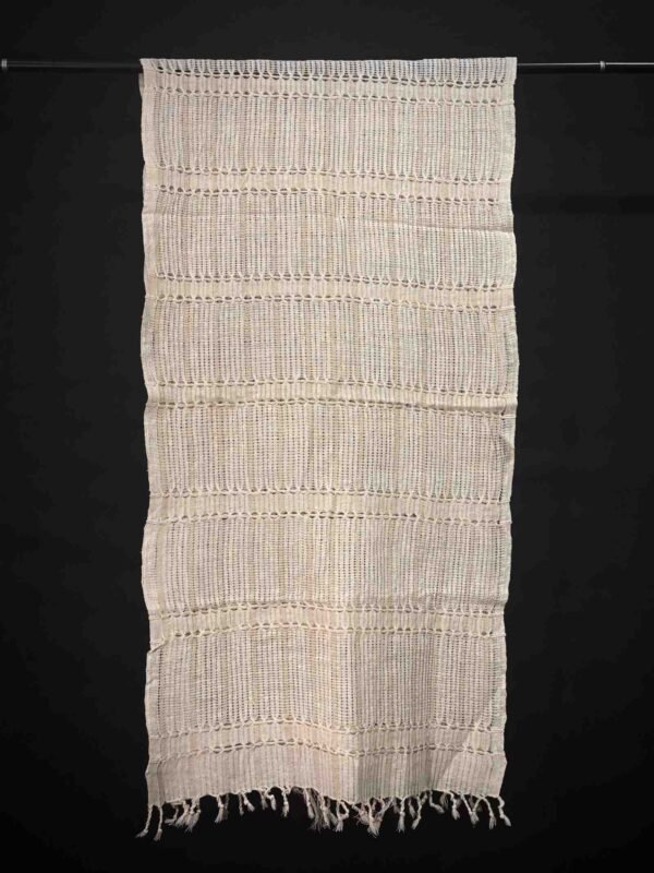 Stole - Eri Silk - Net Design - Image 2