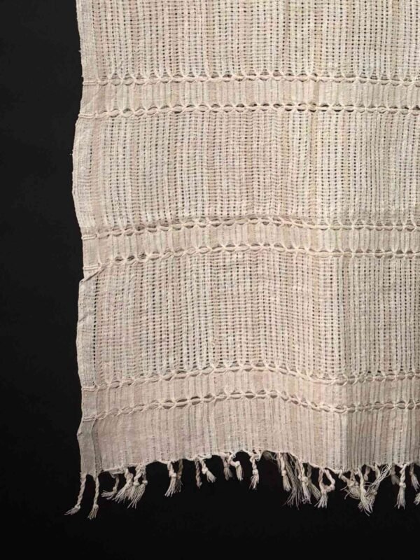Stole - Eri Silk - Net Design - Image 3