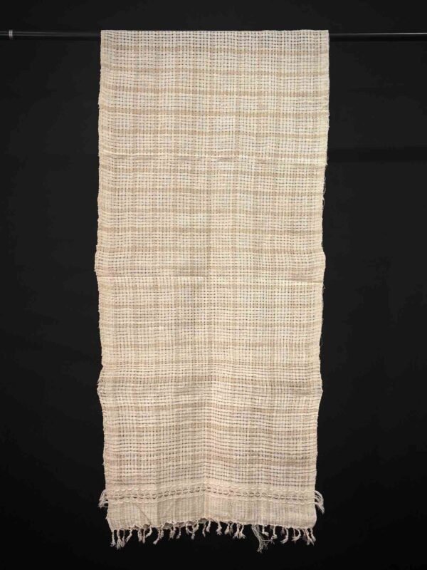 Stole - Eri Silk - Net Design - Image 3
