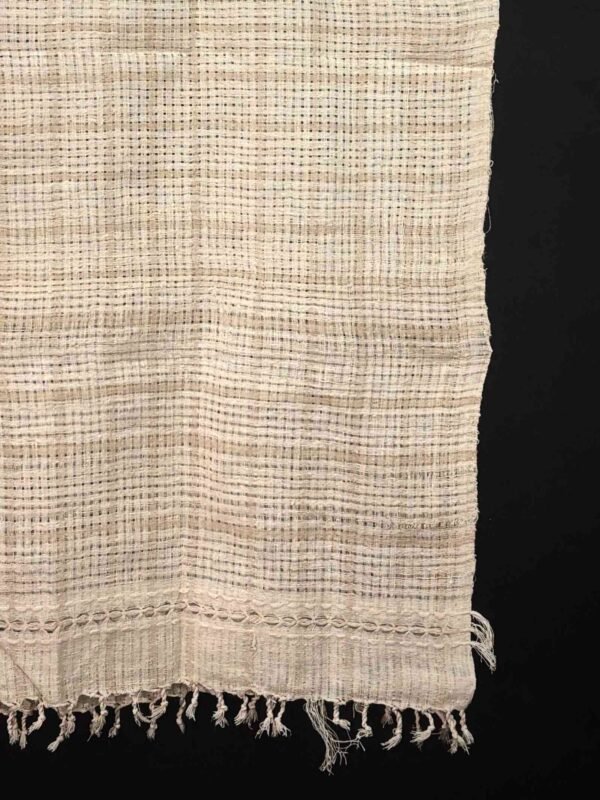 Stole - Eri Silk - Net Design - Image 4