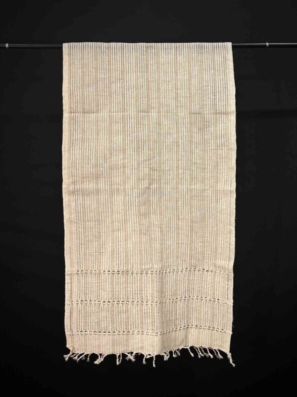 Stole - Eri Silk - Net Design - Image 2