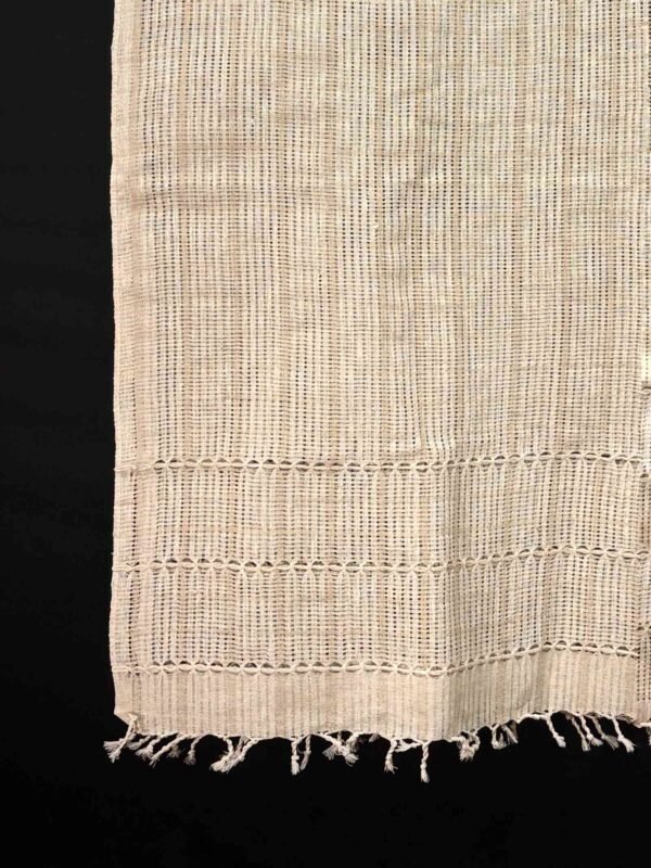 Stole - Eri Silk - Net Design - Image 3