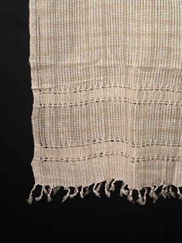 Stole - Eri Silk - Net Design - Image 3