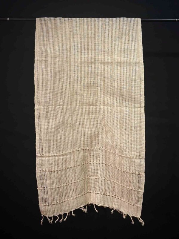 Stole - Eri Silk - Net Design - Image 2