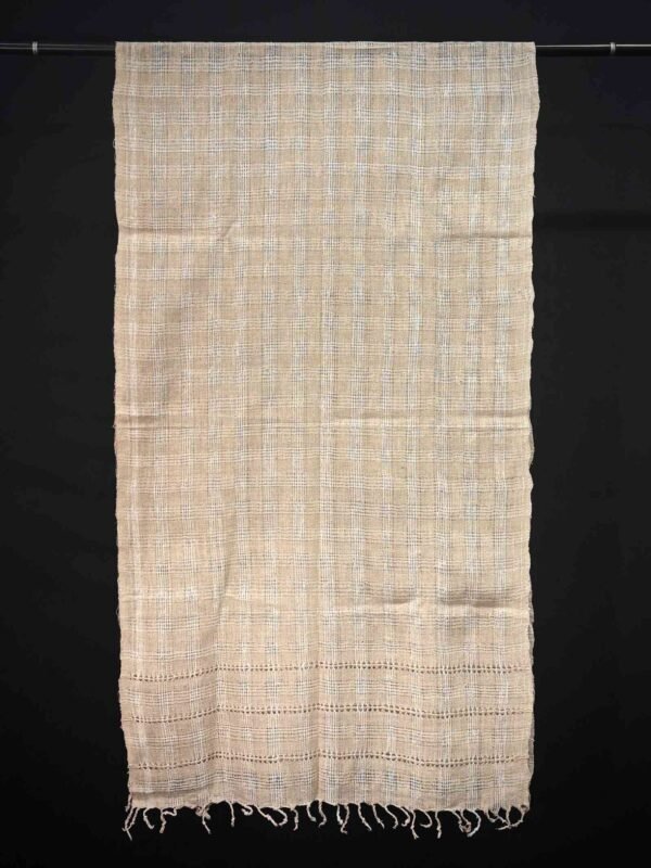 Stole - Eri Silk - Net Design - Image 2