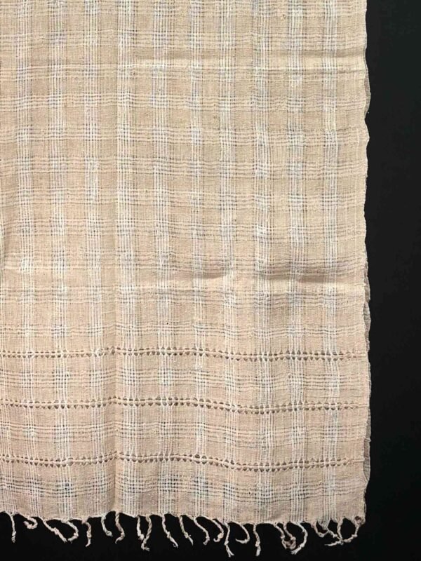Stole - Eri Silk - Net Design - Image 3
