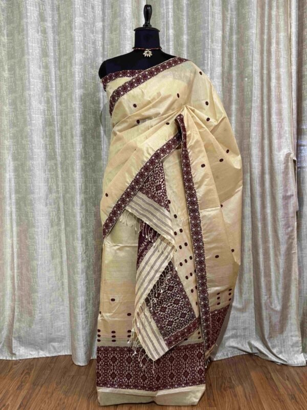 Sador Mekhela Mix Toss: Authentic Assamese Silk Online - Image 1