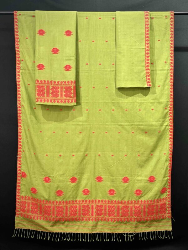 Sador Mekhela: Pure Cotton - Buy Authentic Assamese Traditional Dress - Image 2