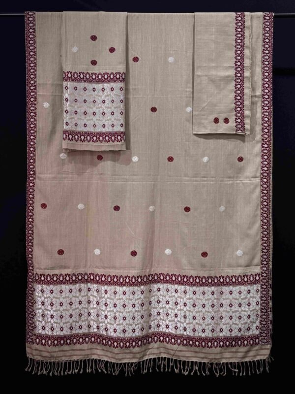 Sador Mekhela: Pure Cotton - Authentic Assamese Traditional Dress - Image 2