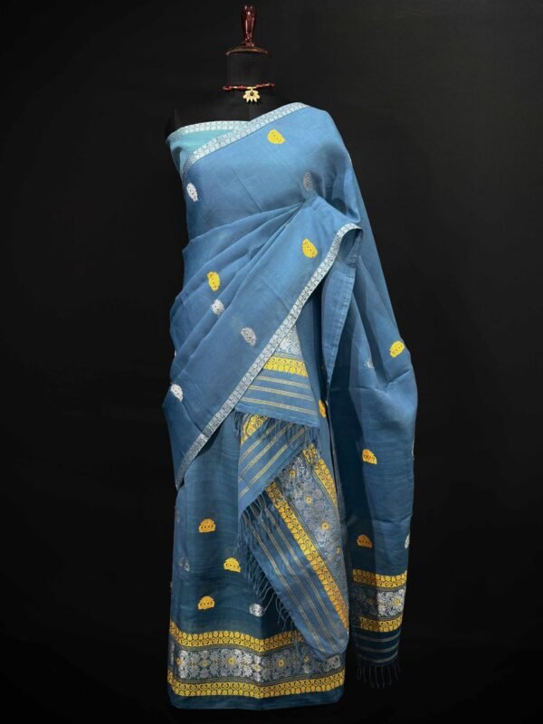 Sador Mekhela: Authentic Nooni Cotton from Assam - Image 1