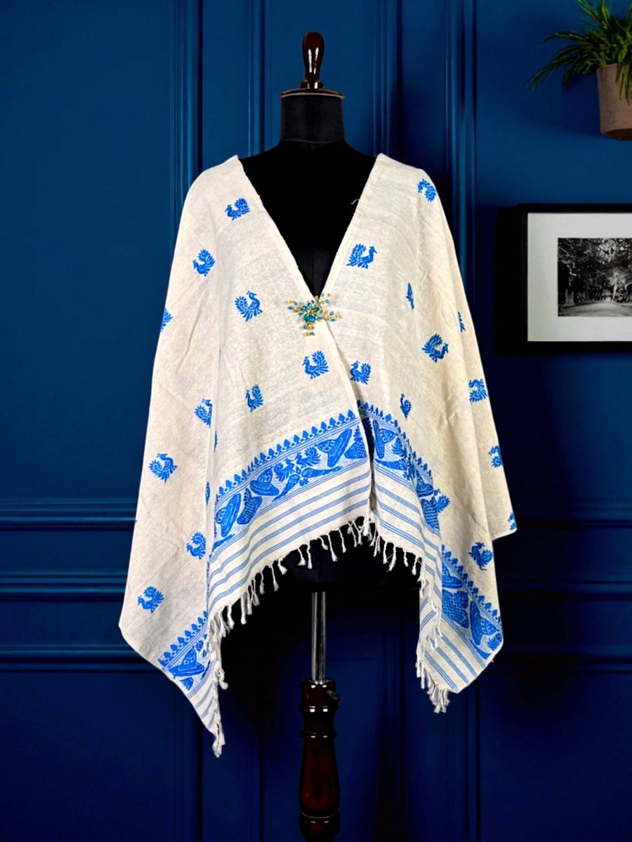 Eri Shawl AC6 Stole - Cotton By Eri Silk - Image 1