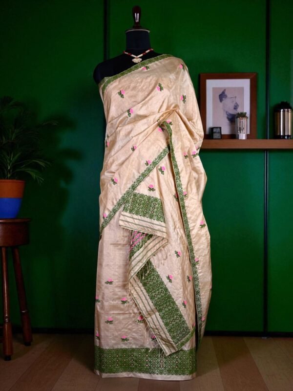 Sador Mekhela - Pure Tussar Silk - Image 1