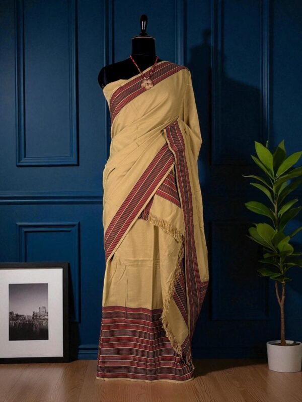 Sador Mekhela - Cotton - Tiwa Design - Image 1
