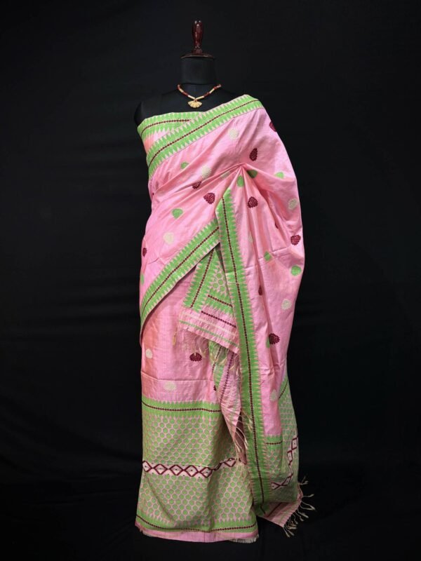 Sador Mekhela - Assam Silk - Image 1