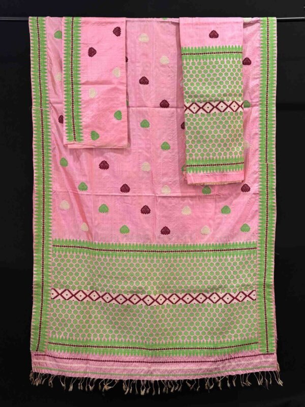 Sador Mekhela - Assam Silk - Image 2