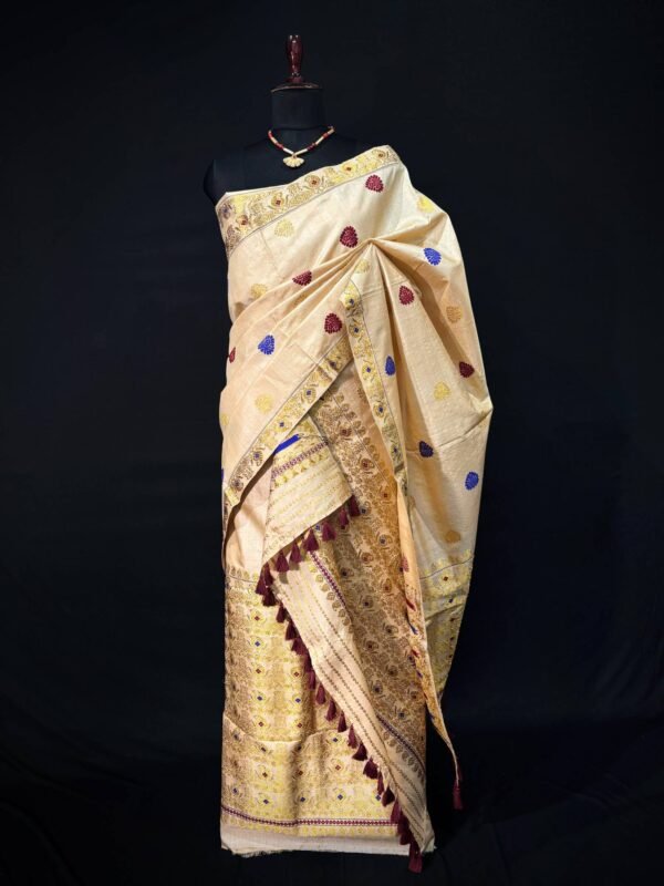 Sador Mekhela – Pure Tussar Silk - Image 1
