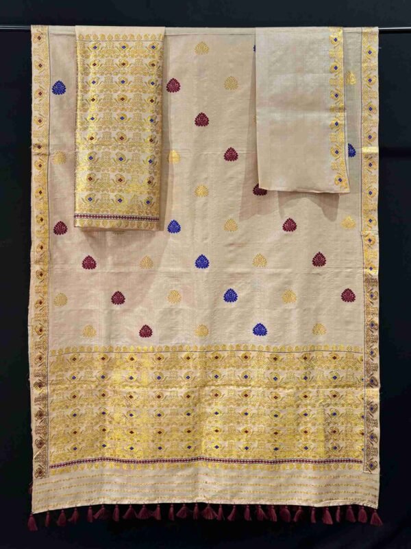 Sador Mekhela – Pure Tussar Silk - Image 2