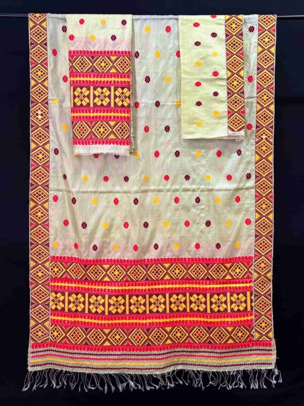 Sador Mekhela – Assam Silk - Image 2