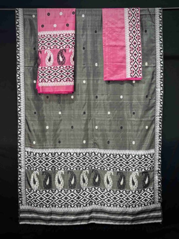 Sador Mekhela – Modal By Assam Silk - Image 2