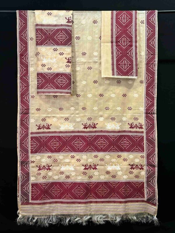 Sador Mekhela - Pure Tussar Silk - Image 2