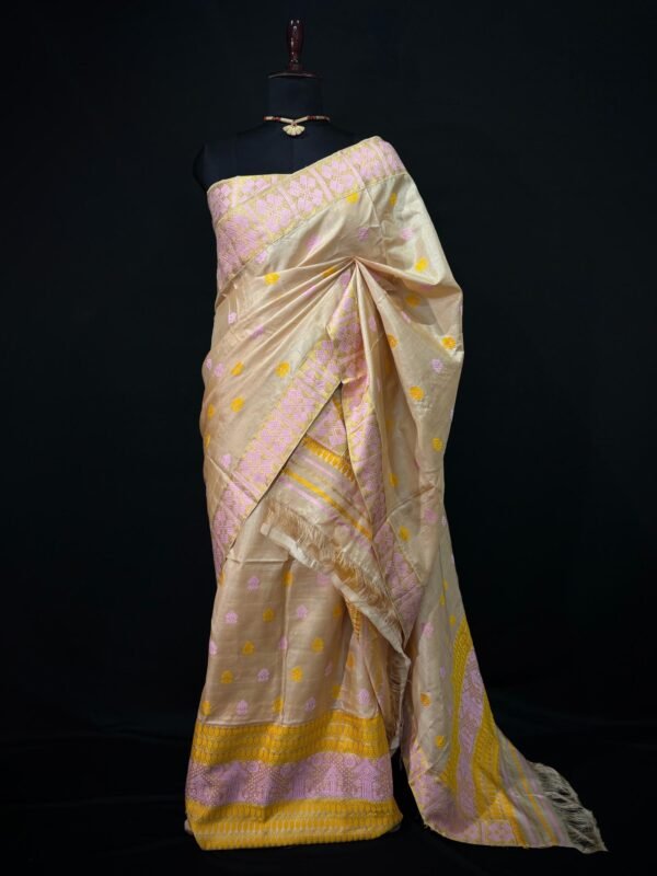 Sador Mekhela – Pure Tussar Silk - Image 1