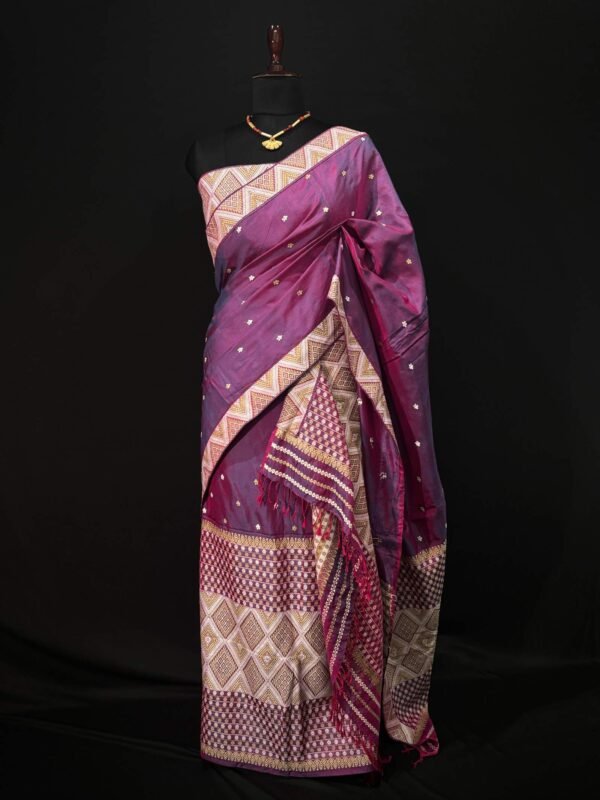 Sador Mekhela – Modal By Assam Silk - Image 1