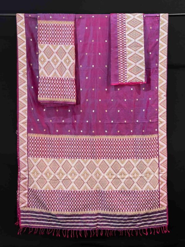 Sador Mekhela – Modal By Assam Silk - Image 2