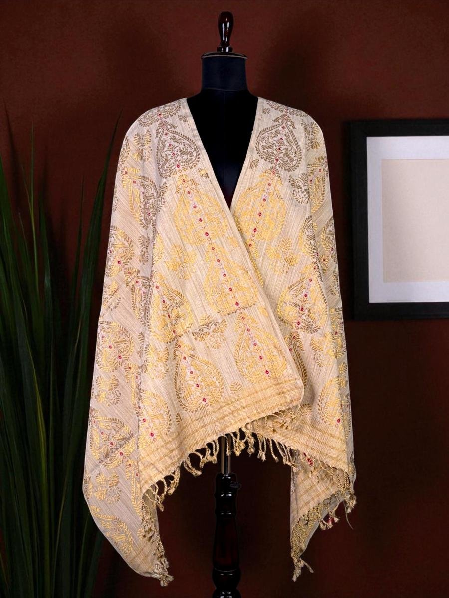 Shawl Ghisa AA 8 Shawl - Ghisa - Traditional Design - Image 1