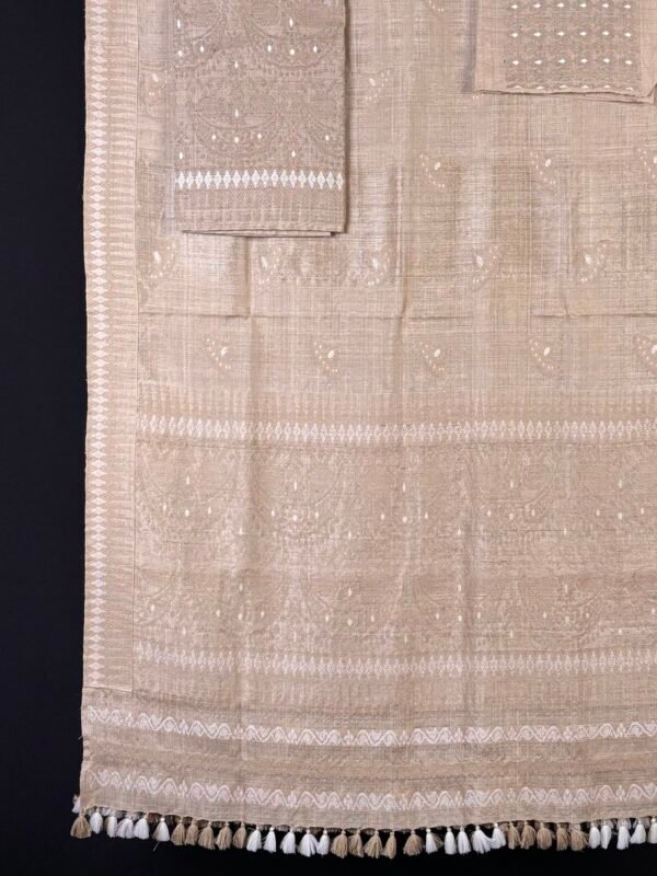 Sador Mekhela - Muga Silk's - Assamese Traditional Design - Image 3