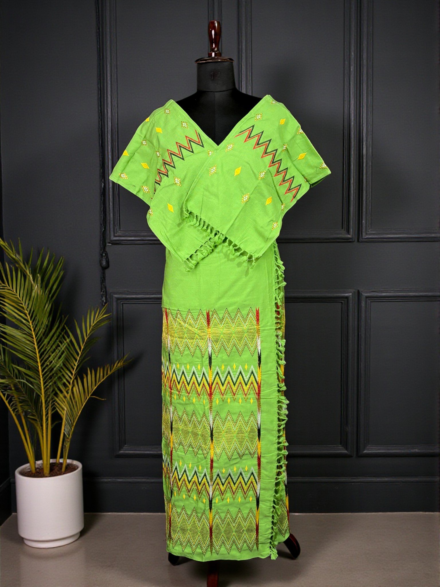 TNE_MizoCollection_A3 Wrapper Set - Mizo - Green - Image 1