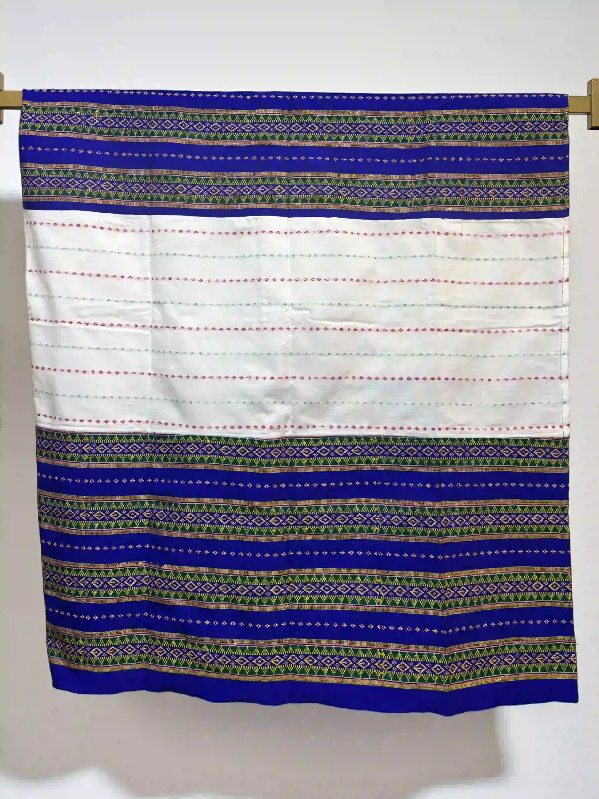 Tripura_wrapper Wrapper - Tripuri Rignai - Cotton - Navy - Image 1