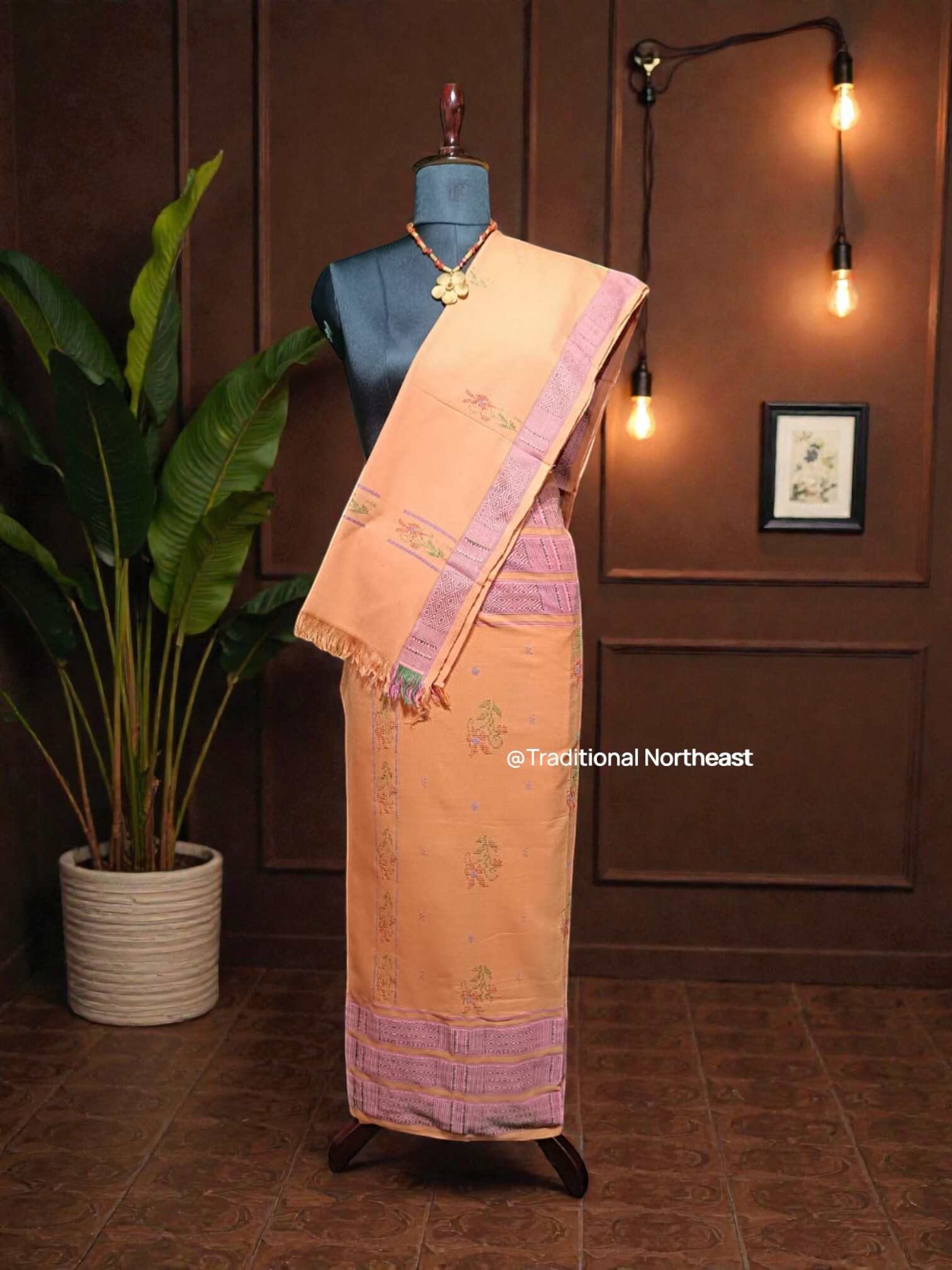 WhatsApp Image 2025-12-03 at 12. Wrapper Set - Garo Design - Peach - Image 1