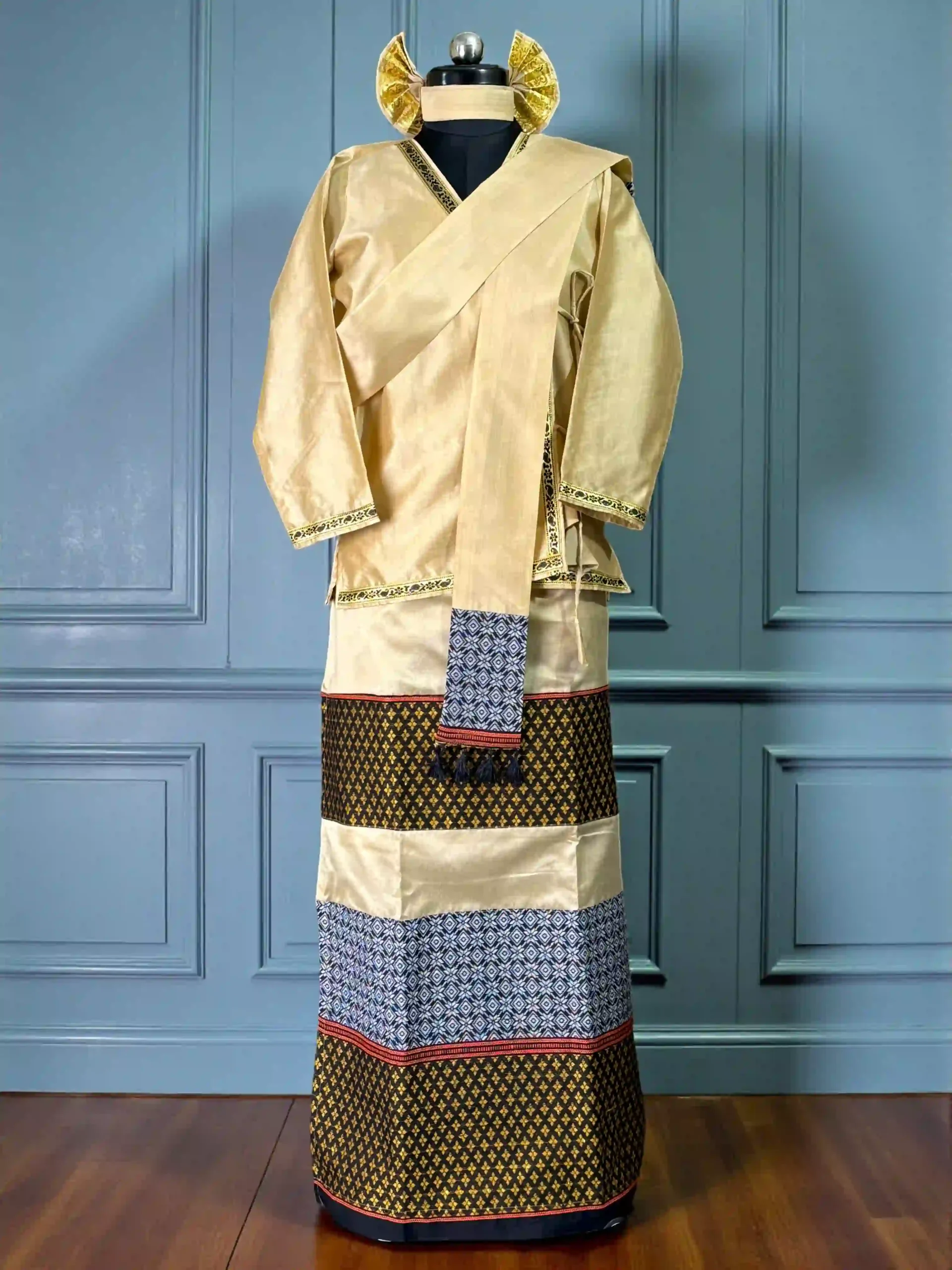 AhomSet_TNE80961_2 Ahom Set - Women - Ahom Traditional Attire c1 - Image 1