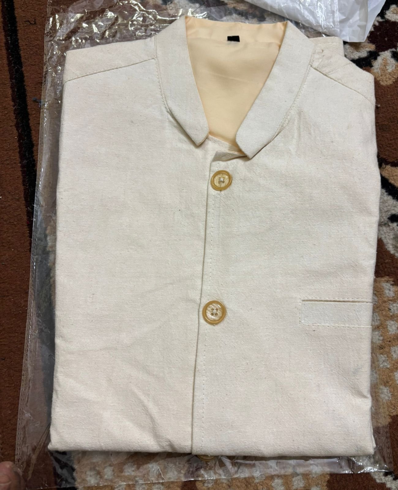 1771789494_whatsapp-image-2026-02-22-at-234706.jpeg Waistcoat - Eri Silk - Off White - Image 1