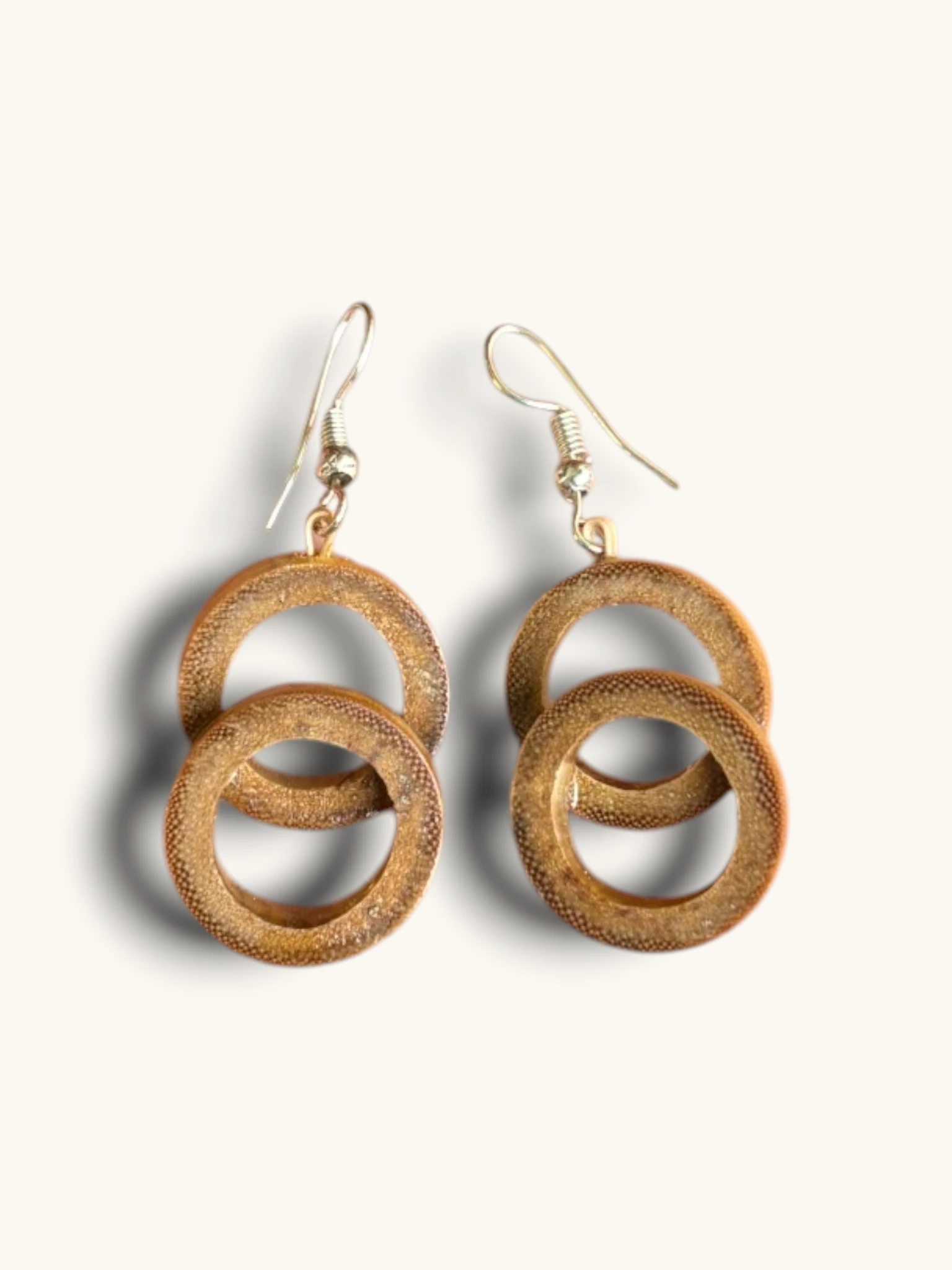 Bamboo_Earrings_TNE81122 Earrings - Bamboo - Two Loops - Image 1