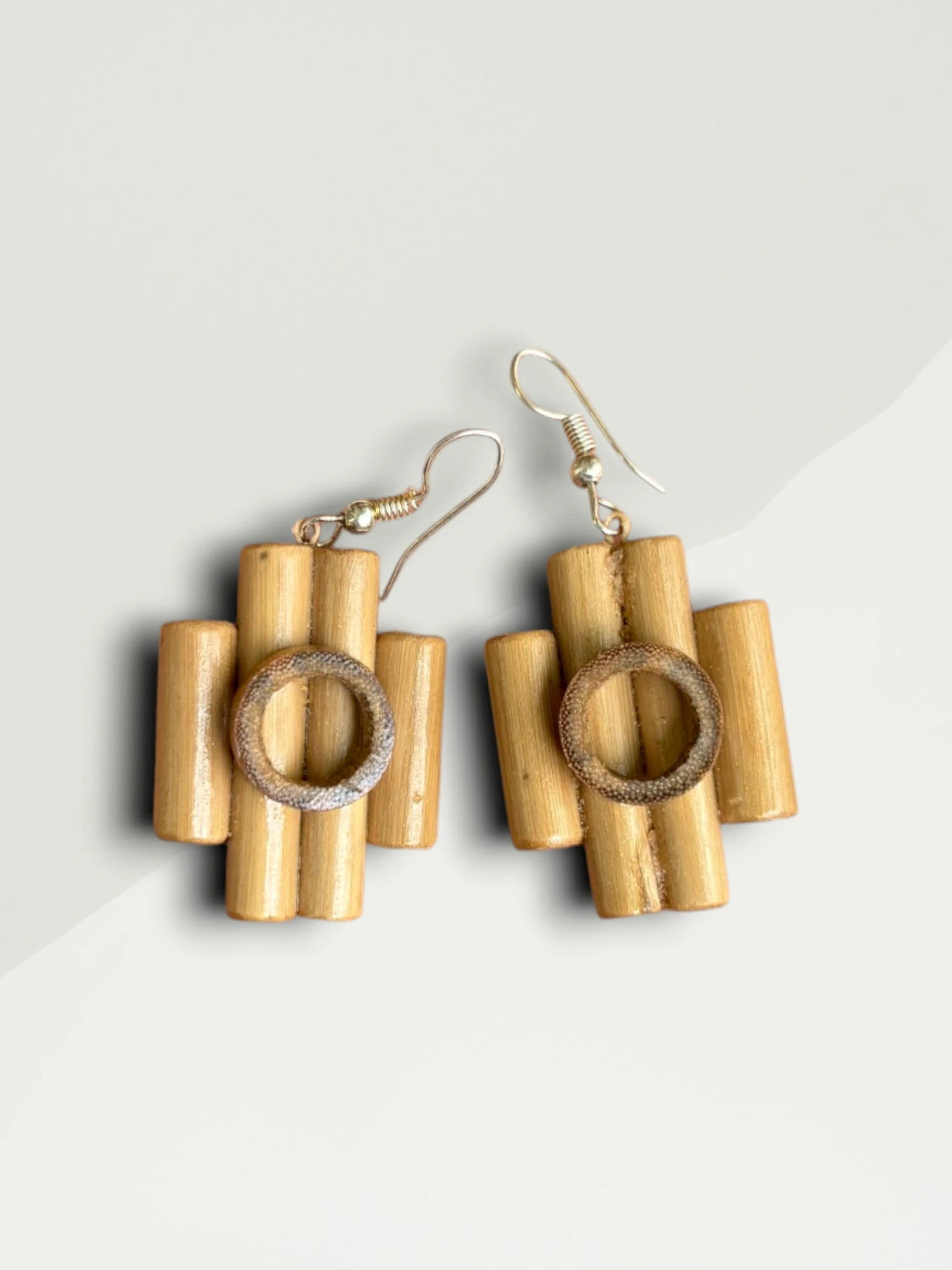 Earrings_Bamboo_TNE81123 Bamboo Earrings - Image 1
