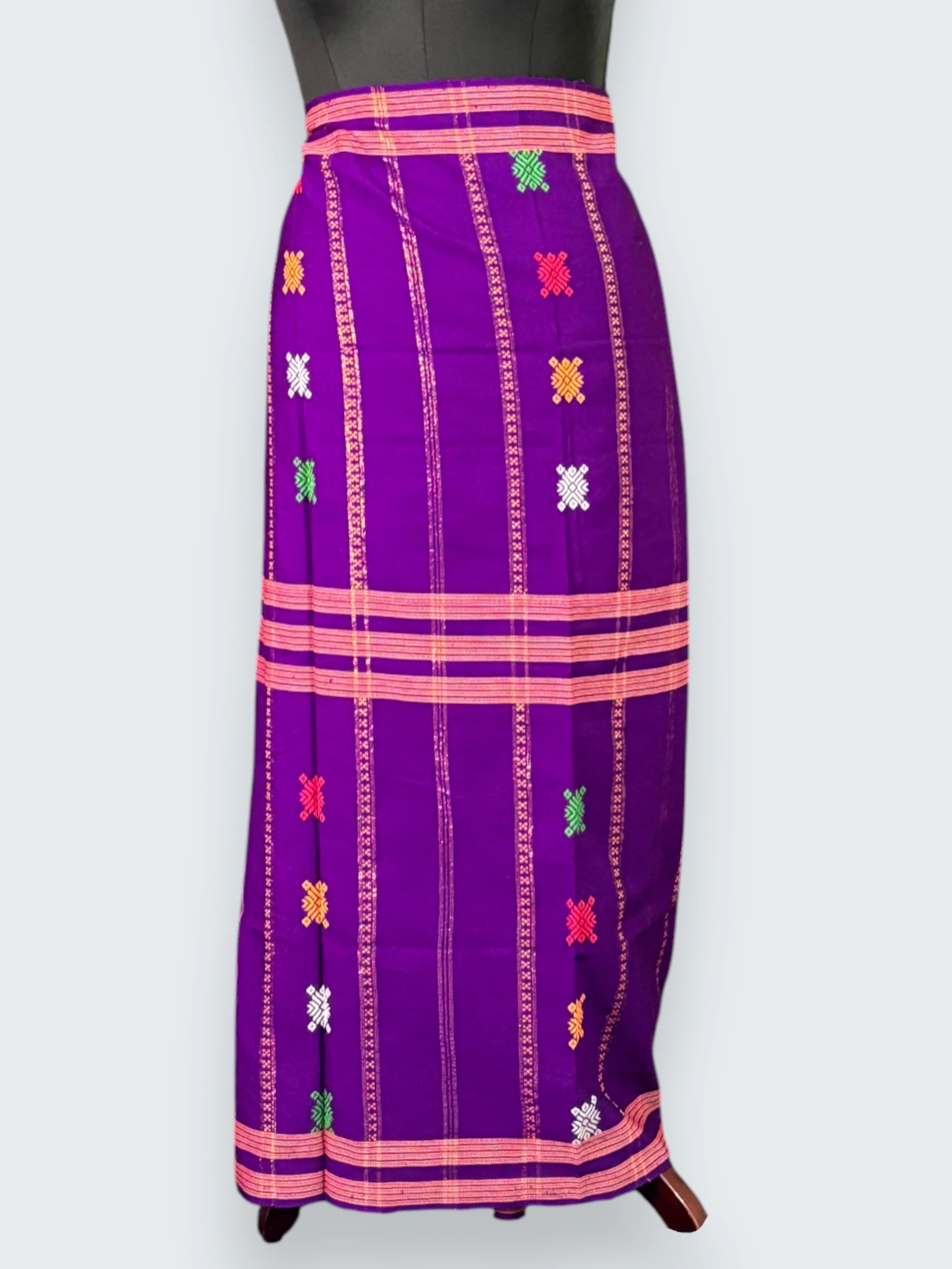 Wrapper_Tiwa_Kasong_TNE81085_2 Wrapper - Tiwa Kasong - Cotton - Purple - Image 1